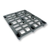 TRANSFORM TRAPLAST Plastová přepravní paleta 1200/1000 - T63 s okrajem, mix TRANSFORM TRAPLAST Plastová přepravní paleta 1200/1000 - T63 s okrajem, mix